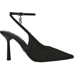 Steve Madden Γόβες Δερμάτινες με Τακούνι Στιλέτο με Λουράκι Μαύρες SH11005271-020