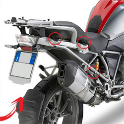Givi PLR5108 Πλαϊνές Βάσεις Αποσκευών Μηχανής Monokey για BMW R1250 GS '19-'20 / R1200 GS '13-'18