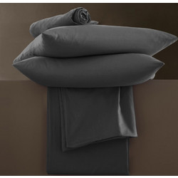 Isadore Lorraine Σετ Σεντόνια Μονά 160x260 Dark Grey