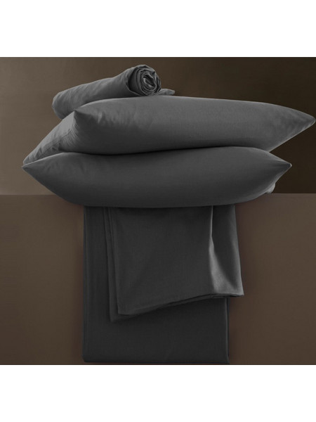 Isadore Lorraine Σετ Σεντόνια Μονά 160x260 Dark Grey