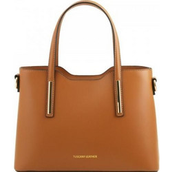 Tuscany Leather Olimpia S Γυναικεία Τσάντα Χειρός Δερμάτινη Ταμπά TL141521