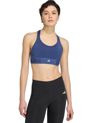Adidas FastImpact Luxe Run Αθλητικό Μπουστάκι με Υψηλή Στήριξη & Αφαιρούμενη Ενίσχυση Navy Μπλε KT0593