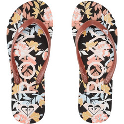 Roxy Tahiti Γυναικείες Σαγιονάρες Μαύρες ARJL100869-BKP
