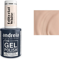 Andreia Editorial White Collection EW4 Ημιμόνιμο Βερνίκι Νυχιών 10.5ml