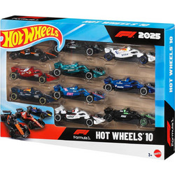 Mattel Hot Wheels F1 2025 Σετ των 10