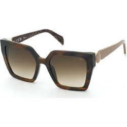 Blumarine SBM243 09BD Γυναικεία Γυαλιά Ηλίου Πεταλούδα Κοκάλινα Ταρταρούγα με Καφέ Φακό