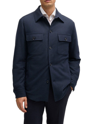 Hugo Boss Ανδρικό Μπουφάν Puffer Navy Μπλε 50527888-405