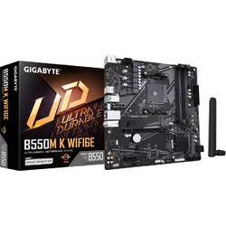 Gigabyte B550M K WiFi6E Motherboard Micro ATX με AMD AM4 Socket