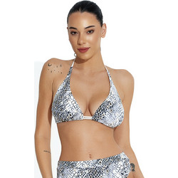 Bluepoint Bikini Top Τριγωνάκι Animal Print Λευκό 26066021C-01