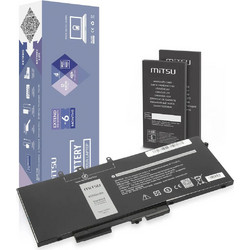 Mitsu BC/DE-5490H Συμβατή Μπαταρία Laptop για Dell Latitude (5280/5290/5480/5490/5491/5495/5580/5590/5591) /Precision (3520/3530) 8500mAh