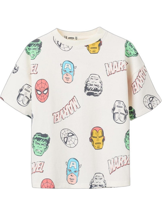 Zippy Marvel Παιδικό T-Shirt Κοντομάνικο Μπεζ 31077575021