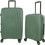 Playbags Collection PP2022 Σετ Βαλίτσες 2τμχ Καμπίνας & Μεσαία Πράσινες