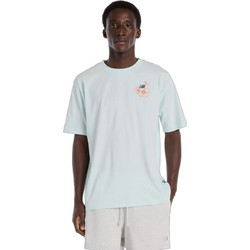 New Balance Ανδρικό Αθλητικό T-Shirt Γαλάζιο MT61X07I