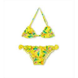 Original Marines Παιδικό Μαγιό Bikini Set για Κορίτσι Κίτρινο Πράσινο DGP3315F