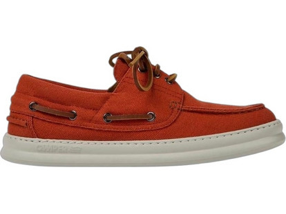 Camper Runner Four Ανδρικά Μοκασίνια Boat Shoes Καστόρινα Κόκκινα K100804-001