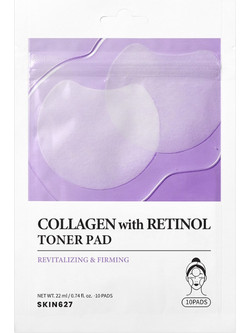 Skin627 Collagen Retinol Peeling Προσώπου για Αποτοξίνωση 10τμχ