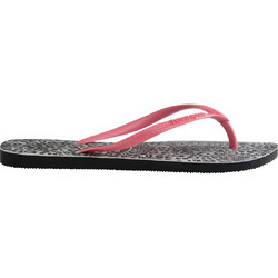 Havaianas Γυναικείες Σαγιονάρες Αντιολισθητικές Γκρι Ροζ 4145480-0090