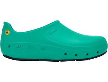 Scholl Professional Ultragrip Shoe Σαμπό Black Mobiak Emerald 0621270