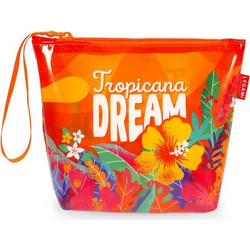 Legami Tropicana Dream Γυναικείο Νεσεσέρ Παραλίας 16x20cm Πορτοκαλί
