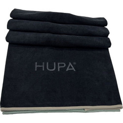 Hupa Majestic Πετσέτα Θαλάσσης Microfiber Μαύρη 80x175cm 55-2000-01