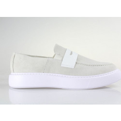 Ridge Ανδρικά Μοκασίνια Loafers Καστόρινα Λευκά 903