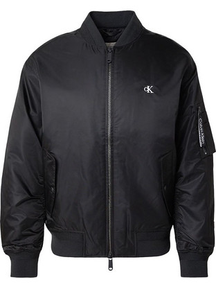 Calvin Klein Ανδρικό Μπουφάν Χειμωνιάτικο Bomber Μαύρο LV04RG505G-UB1