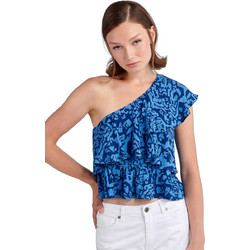 Ale Γυναικείο Καλοκαιρινό Crop Top Royal Blue 2124318