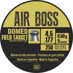 Apolo Air Boss Domed Field Target Βολίδες Pellets Αεροβόλου 4.5mm Μολυβένιες 0.6g / 9gr 250τμχ