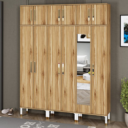 Stewe Home Παπουτσοθήκη Ξύλινη με Καθρέπτη M180xΠ35xΥ228cm STE-023192-V48317-144540