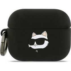 Karl Lagerfeld Θήκη Σιλικόνης με Γάντζο για Apple AirPods Pro 3
