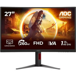 AOC C27G4Z2 VA HDR Curved Gaming Monitor 27" 1920x1080 FHD 260Hz 1ms