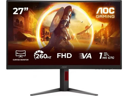 AOC C27G4Z2 VA HDR Curved Gaming Monitor 27" 1920x1080 FHD 260Hz 1ms