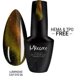 Mixcoco Luminous 06 Cat Eye Ημιμόνιμο Βερνίκι Νυχιών 15ml