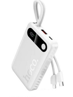 Hoco J171A Power Bank 20000mAh 22.5W με Θύρα USB-A & Θύρα USB-C Quick Charge 3.0 & Power Delivery White