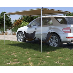 vidaXL Σκίαστρο Παραλίας Αυτοκινήτου Μπεζ 300x200x215cm 148141