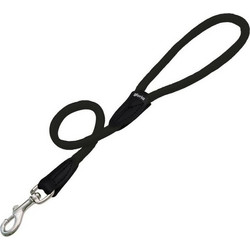 Gloria Pets Rope Λουρί Σκύλου 1.2m x 12mm Μαύρο