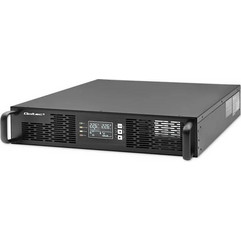 Qoltec 52285 UPS On-Line 1kVA 1kW Καθαρού Ημιτόνου με 2 Πρίζες Schuko