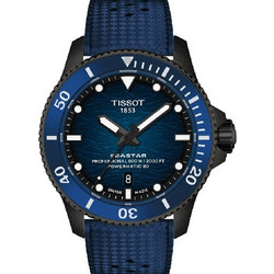 Tissot Seastar 2000 Ανδρικό Ρολόι Αυτόματο με Μπλε Καουτσούκ Λουράκι T120.907.37.041.00