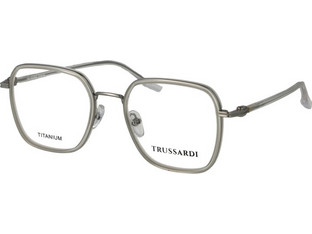 Trussardi TSU1020T T02 Ανδρικός Σκελετός Γυαλιών Οράσεως Μεταλλικός Ασημί