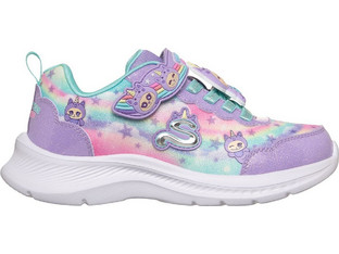 Skechers Jumpsters - Cutie Critters Παιδικά Sneakers Μωβ Ροζ Γαλάζια 302363L-LVMT