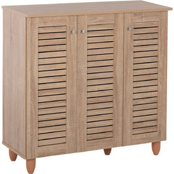 B2BMarkt Παπουτσοθήκη Ξύλινη Prolly Sonoma M87xΠ32xΥ88cm 0521191