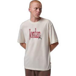 Jordan Brooklyn Ανδρικό Αθλητικό T-Shirt Μπεζ IX1569-047