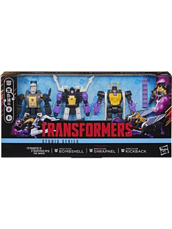 Hasbro Transformers Studio Series Bombshell Shrapnel & Kickback Σετ Φιγούρες Δράσης για 8+ Ετών 14cm
