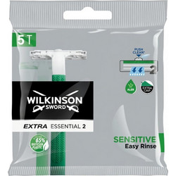 Wilkinson Sword Double Edge Ξυραφάκι μιας Χρήσης με 2 Λεπίδες & Λιπαντική Ταινία 5τμχ