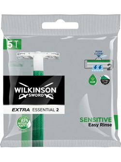 Wilkinson Sword Double Edge Ξυραφάκι μιας Χρήσης με 2 Λεπίδες & Λιπαντική Ταινία 5τμχ