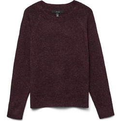 Vero Moda Γυναικεία Πλεκτή Μπλούζα Μπορντό 10201022