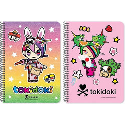 Must Tokidoki Σπιράλ Τετράδιο Ριγέ B5 60 Φύλλων 2 Θεμάτων 2 Σχέδια 470338