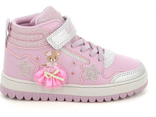 Lelli Kelly Παιδικά Sneakers Μποτάκια με Φωτάκια Ροζ Ασημί LKAL5711-CI01