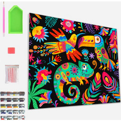 Splat Planet Fiesta Καμβάς Diamond Painting Kit 30x40cm SP-DM-FIESTA