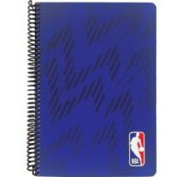 Back Me UP NBA Logo Σπιράλ Τετράδιο Ριγέ B5 105 Φύλλων 3 Θεμάτων Μπλε 378-16403